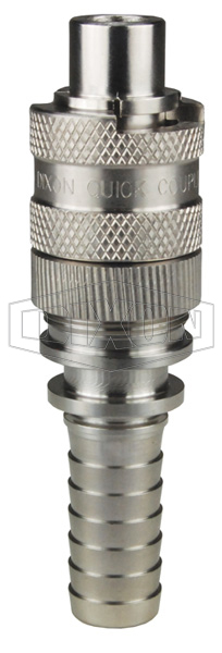 Dix-Lock™ N-Series Interchange Male End x Hose Barb Plug